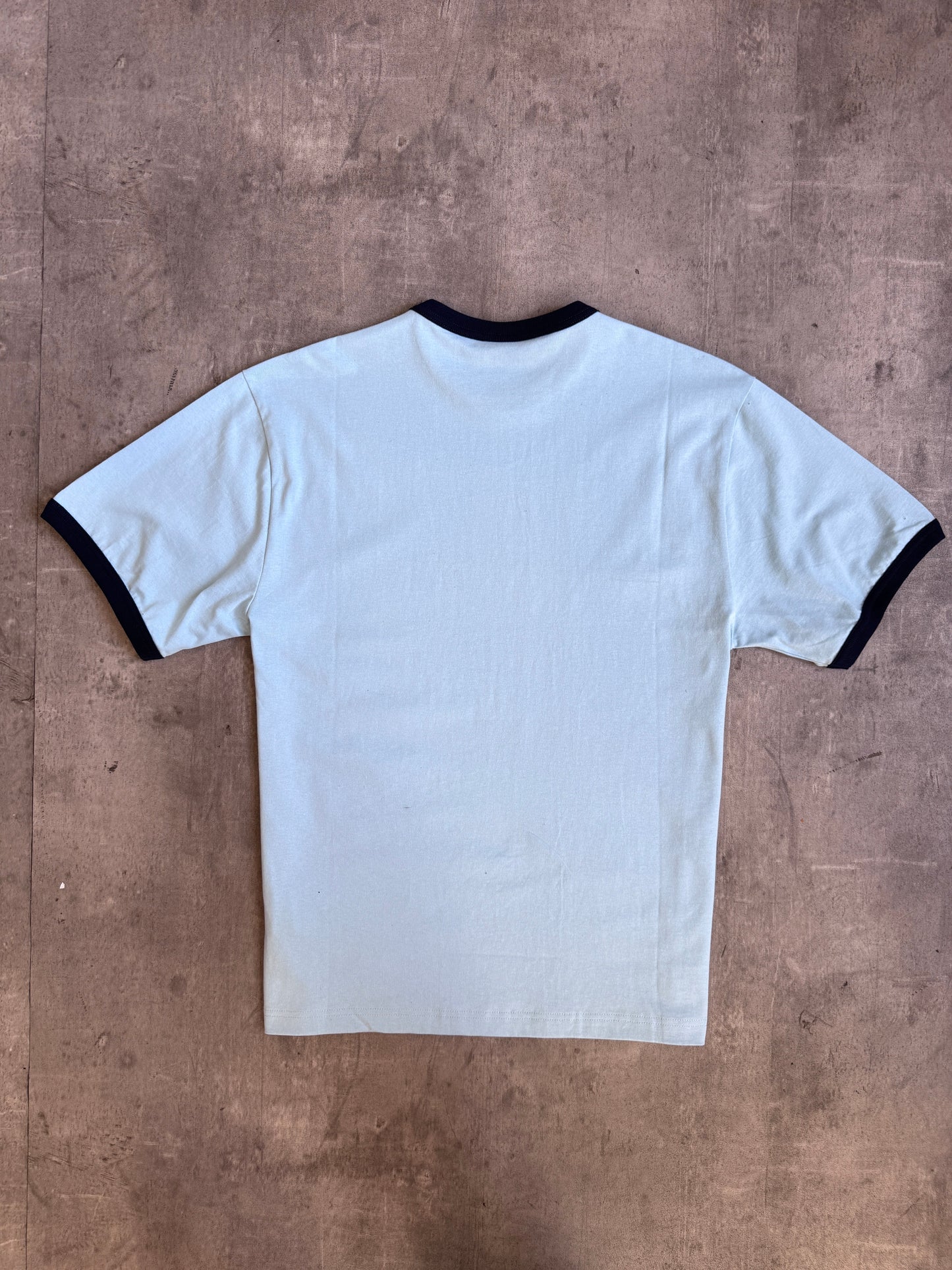 Palace Baby Blue Elipse Spellout Ringer Tee