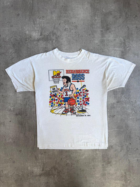 1994 Renaissance Ross MTV NBA Finals Single Stitch Graphic Tee