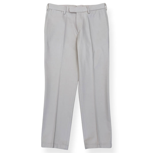 THOM SWEENEY COTTON TROUSERS CREAM 50 / M | Medium, Cream