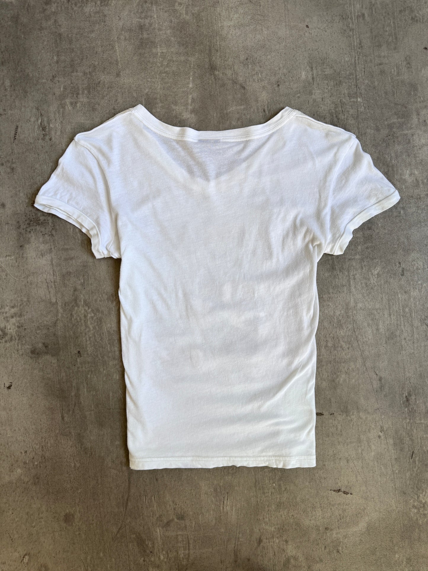 2000 Dolce & Gabbana Tom & Jerry Graphic Print V Neck Tee