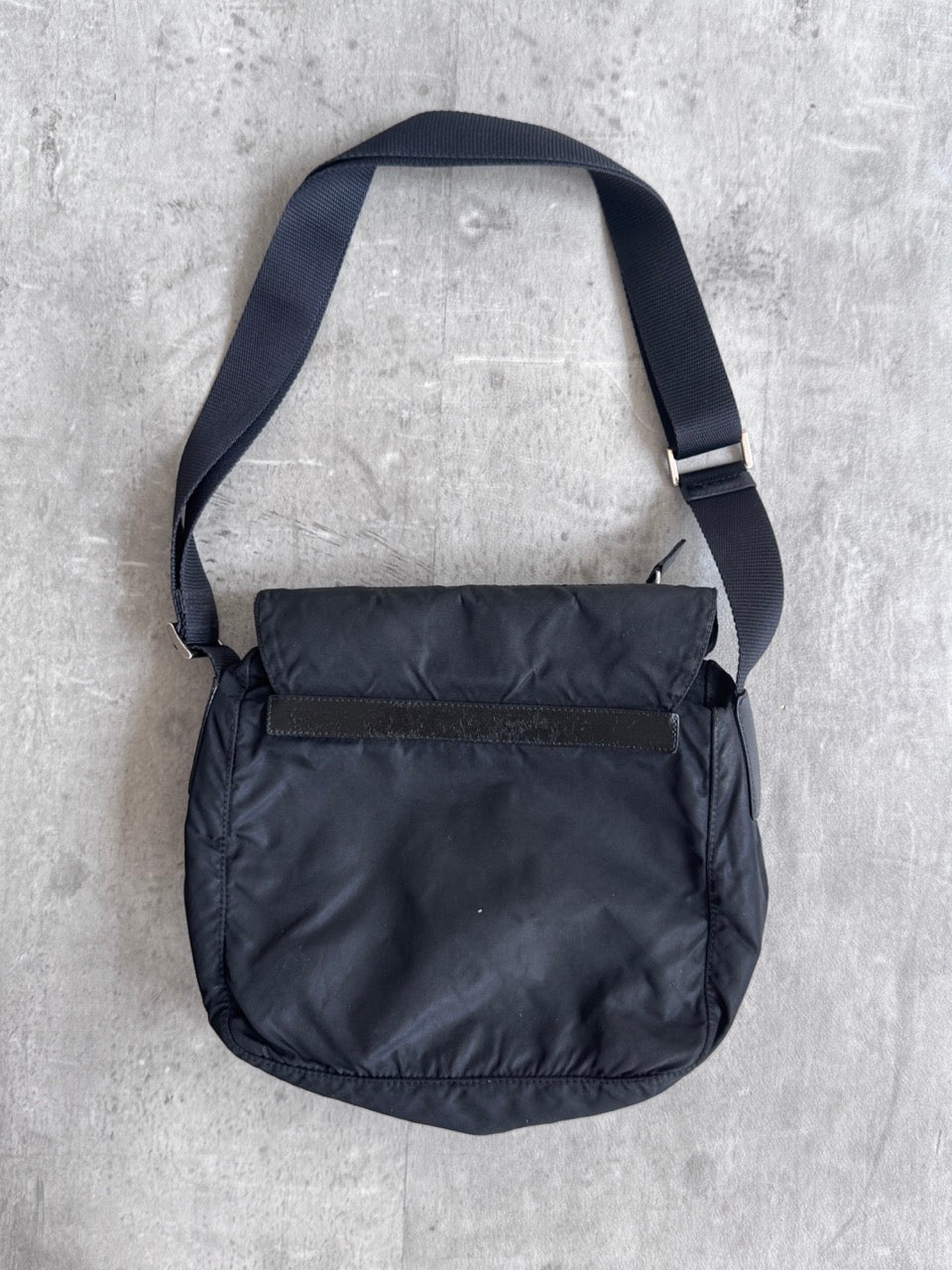 Prada Tessuto Black Nylon Shoulder Bag