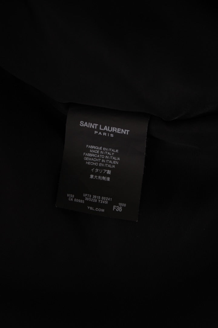 Black Saint Laurent Bomber Jacket, S | Default Title, Black