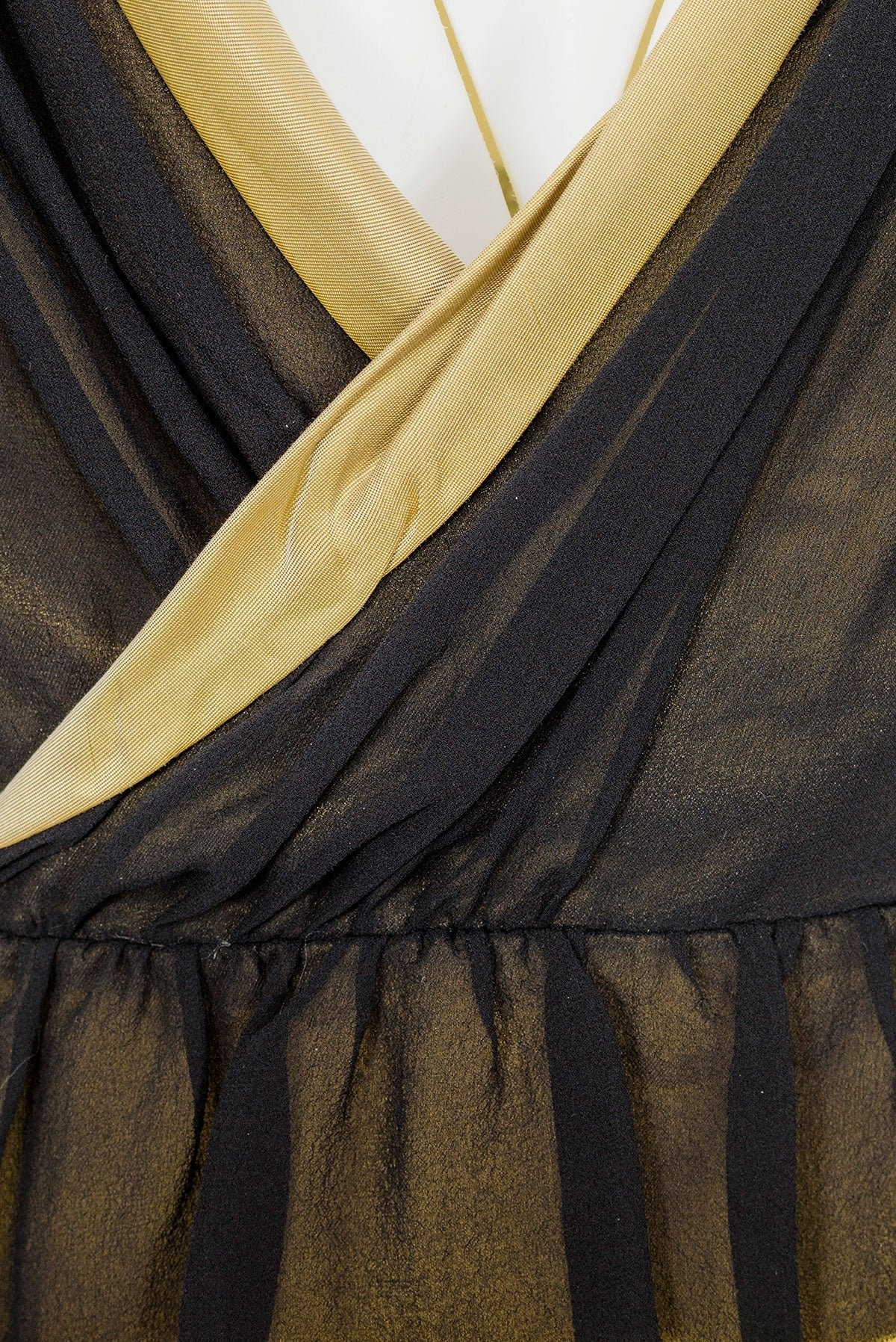 Margiela Crossed chiffon top