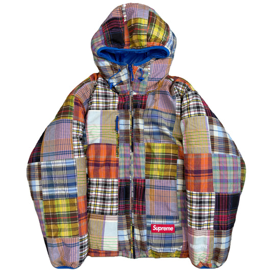 Supreme Madras Reversible Down Puffer Jacket (M) | Medium, Multicolor