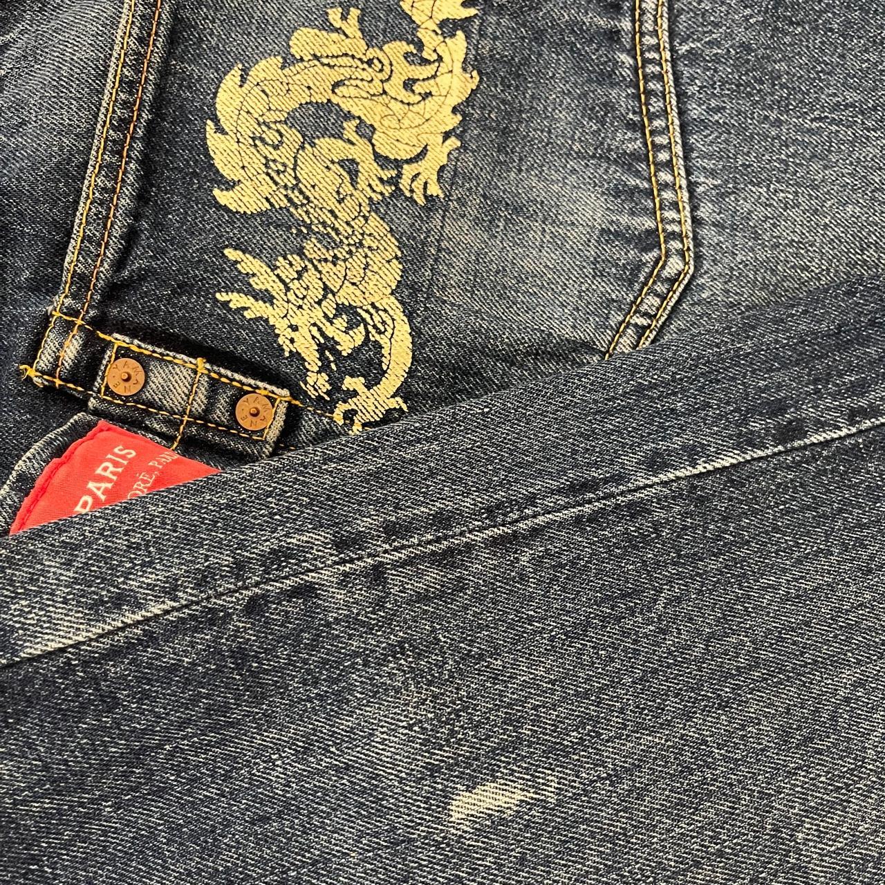 Evisu Dragon Jeans - W28" | W28, Blue