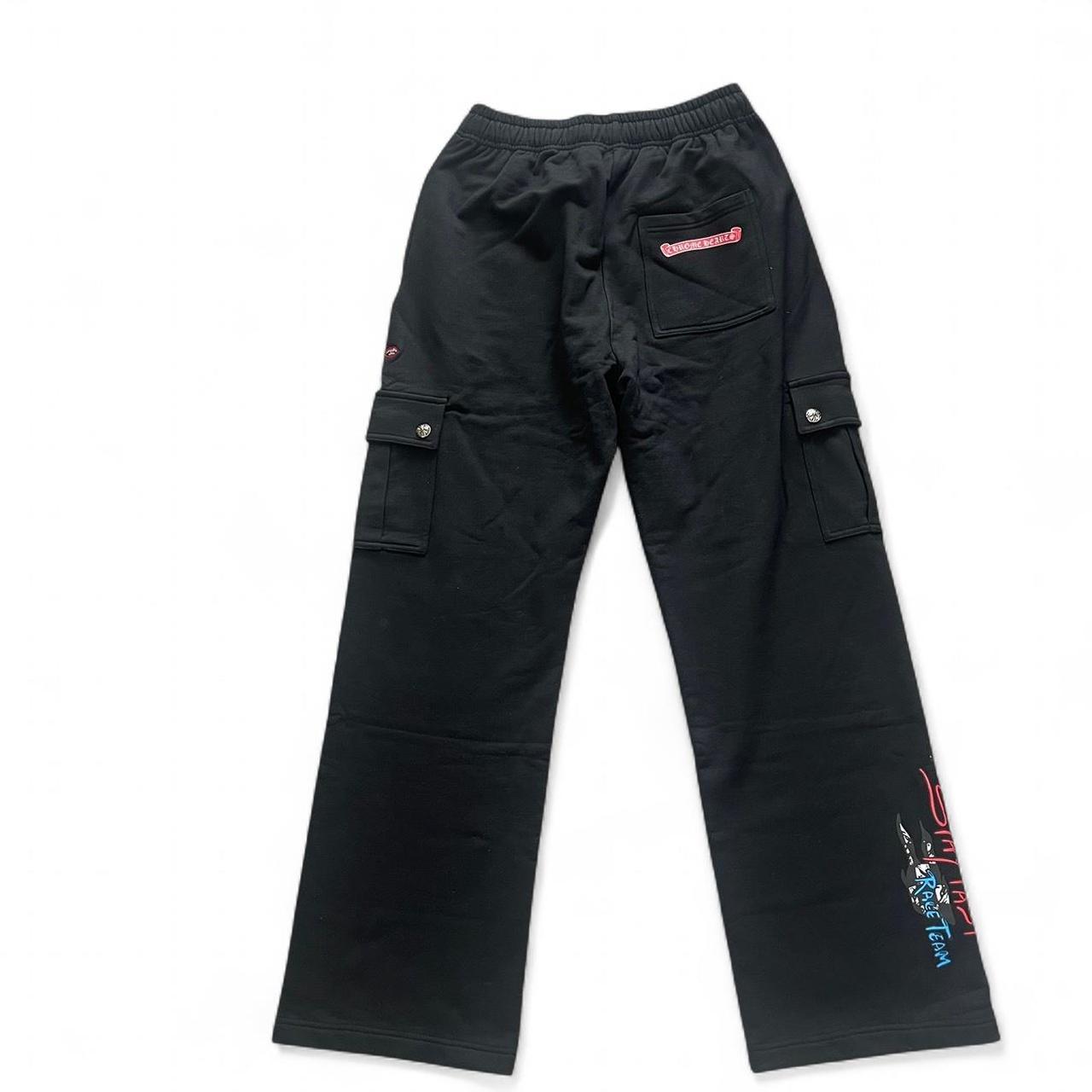 Chrome Hearts Matty Boy Stay Fast Cargo Sweatpants | XL, Black