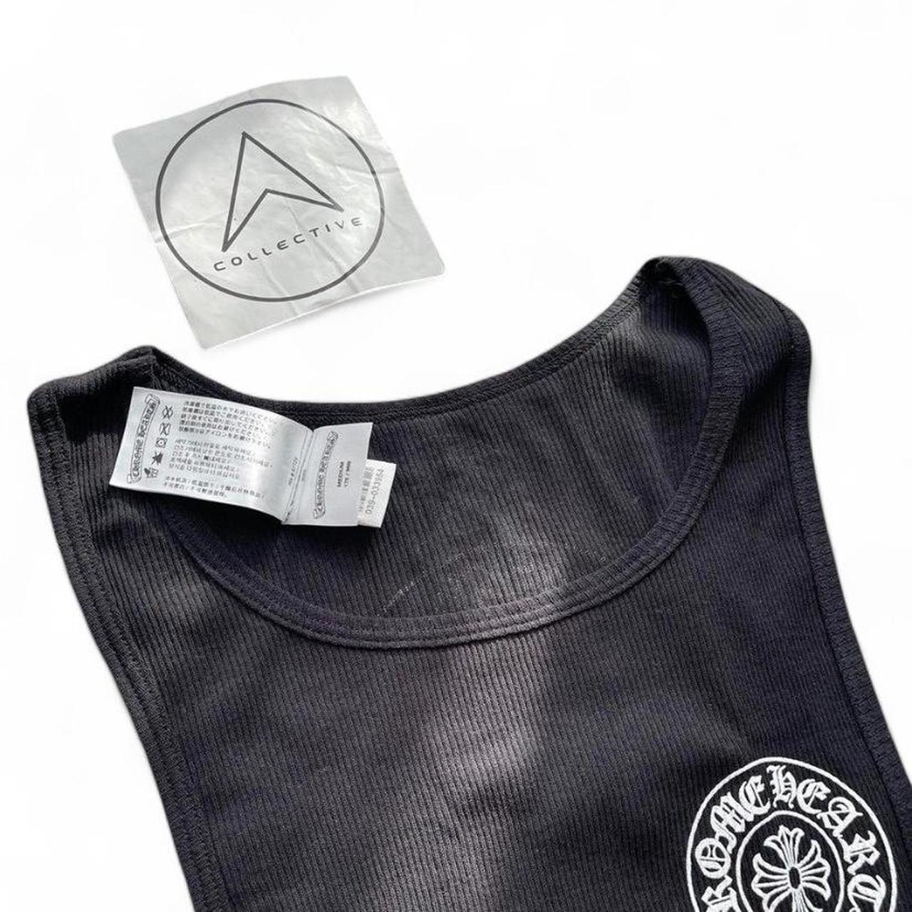 Chrome Hearts Black Horseshoe Womens Tank Top Vest | Small, Black