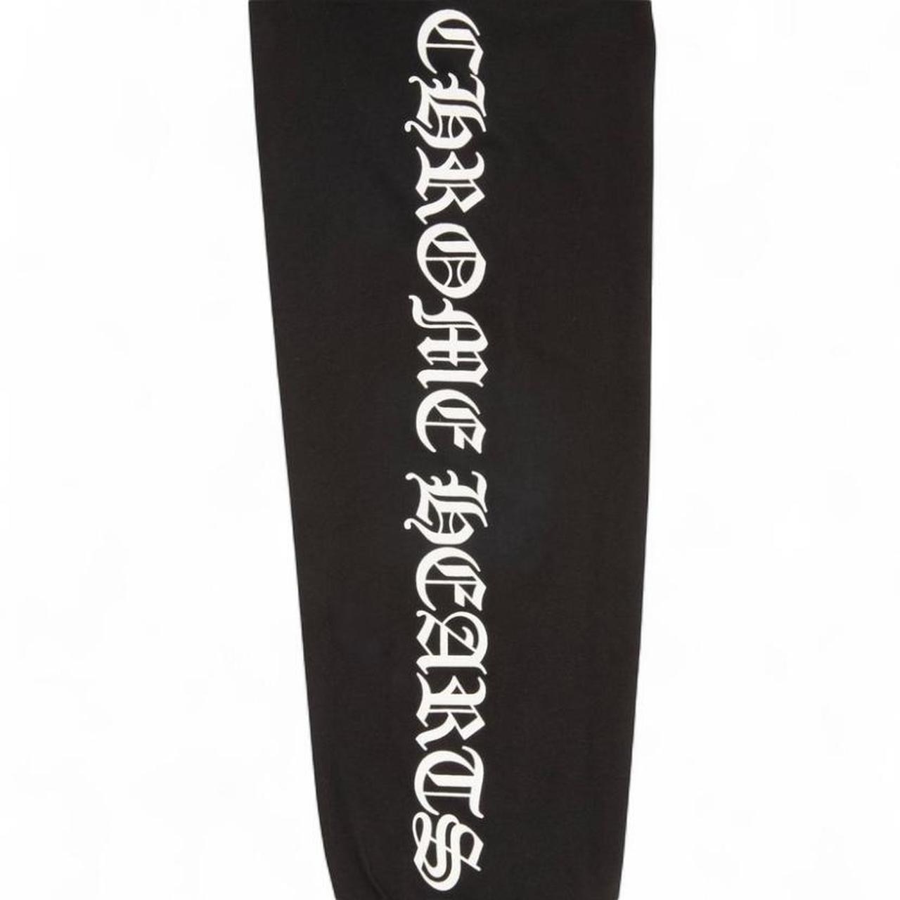 Chrome Hearts Scroll Logo Long Sleeve T-Shirt | Large, Black