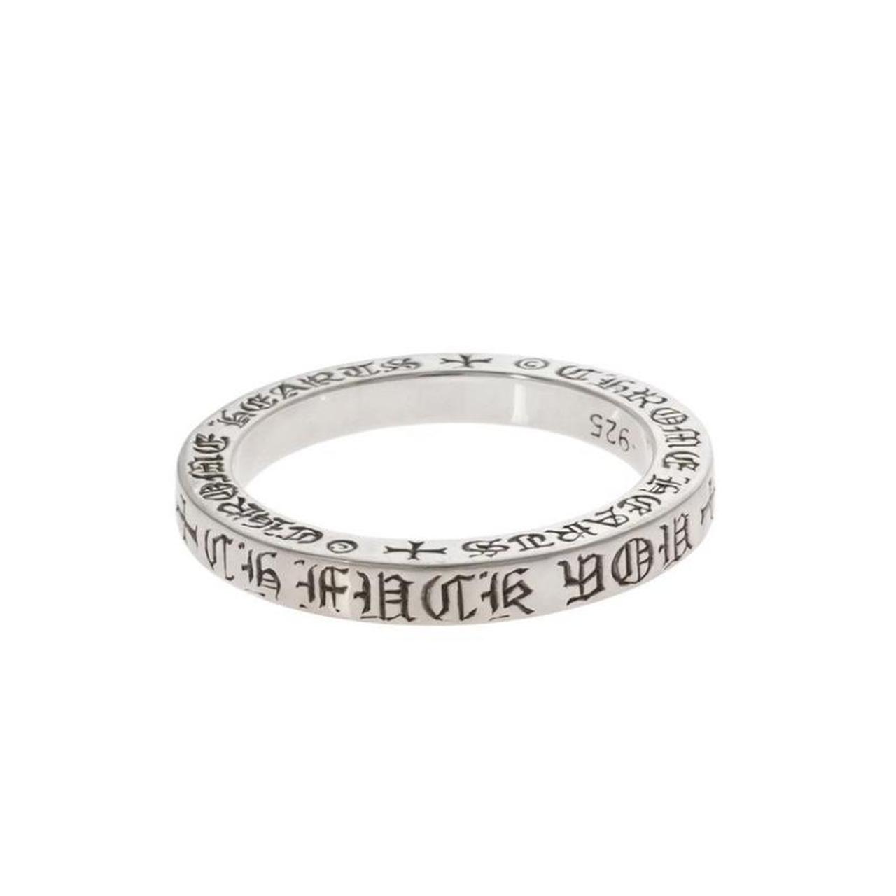 Chrome Hearts FU Spacer Ring 3mm | O/S, Silver