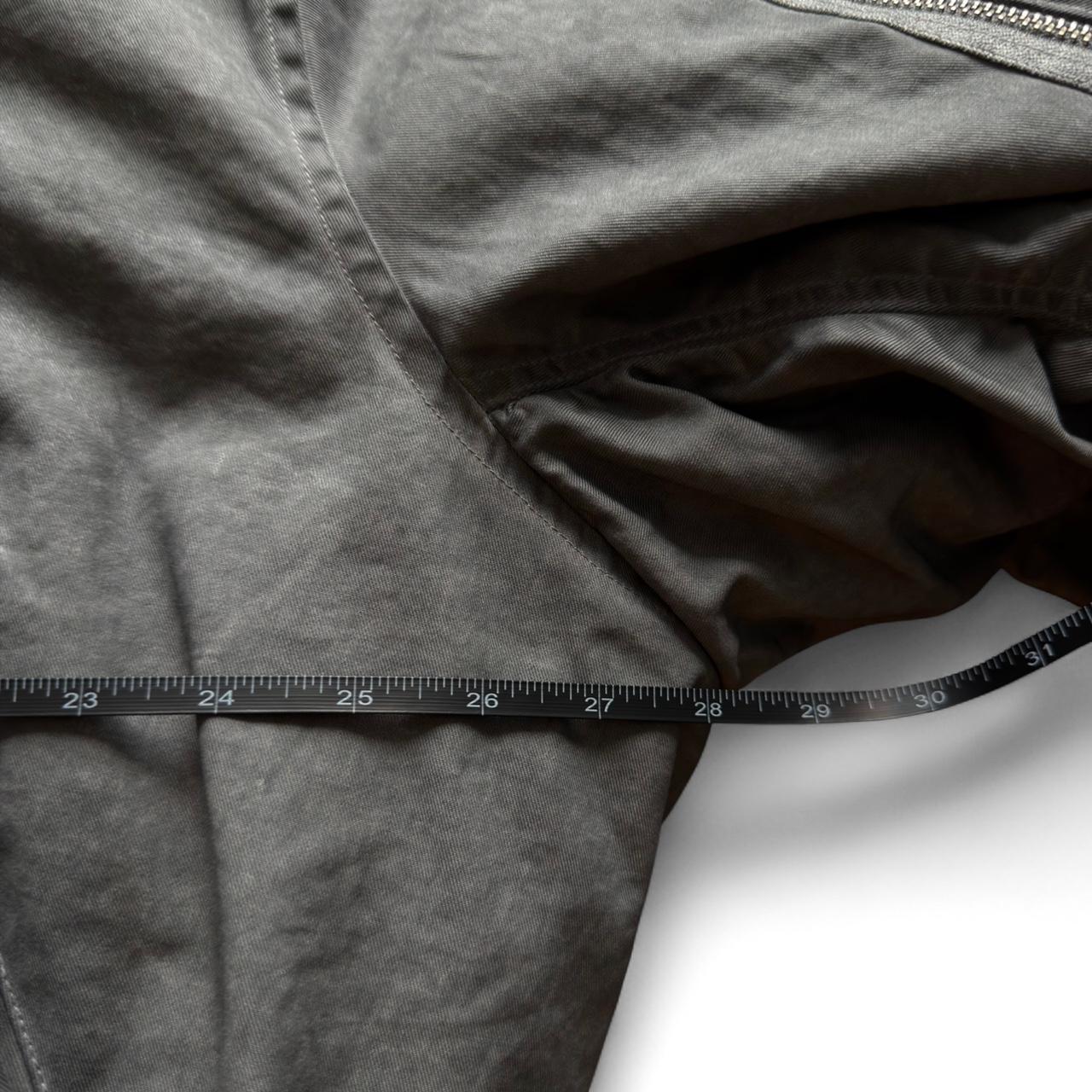 Ktwo Studios Reversible Dyed Hooded Bomber Jacket | X-Large, Grey, Black