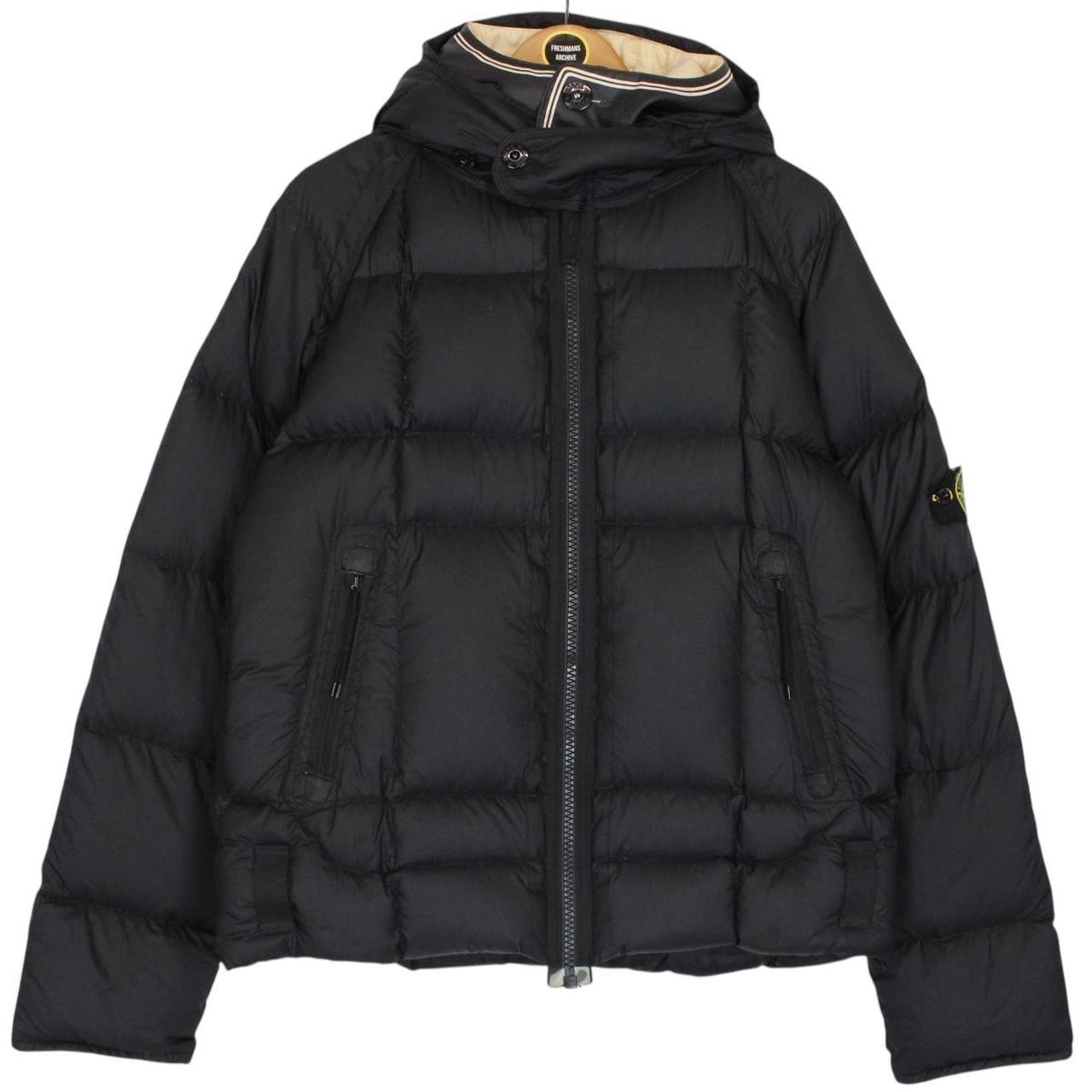 Stone Island AW 2006 Mesh Badge Opaque Nylon Tela Down Jacket 