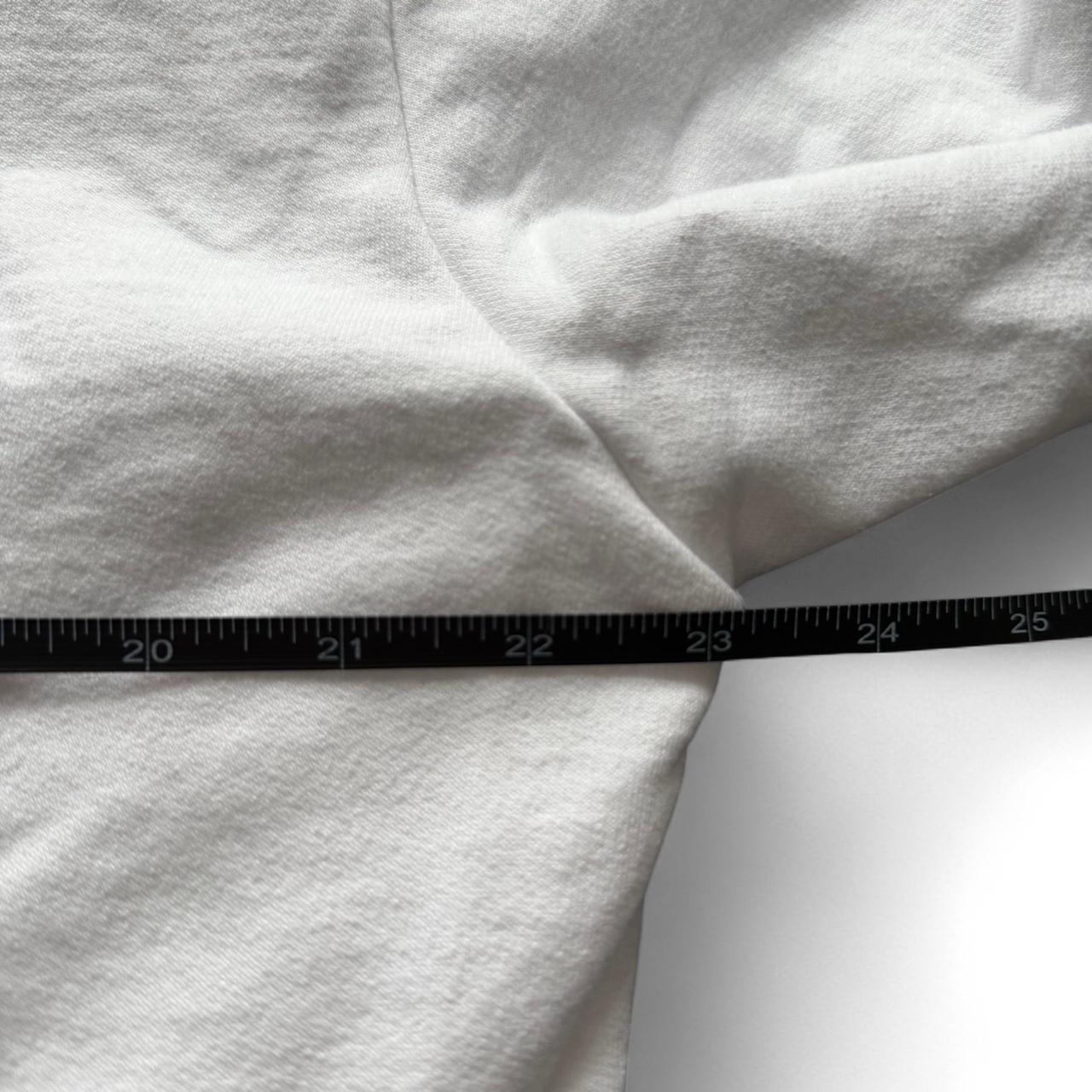 Chrome Hearts White Vertical Logo Zip Up Hoodie | Small, White