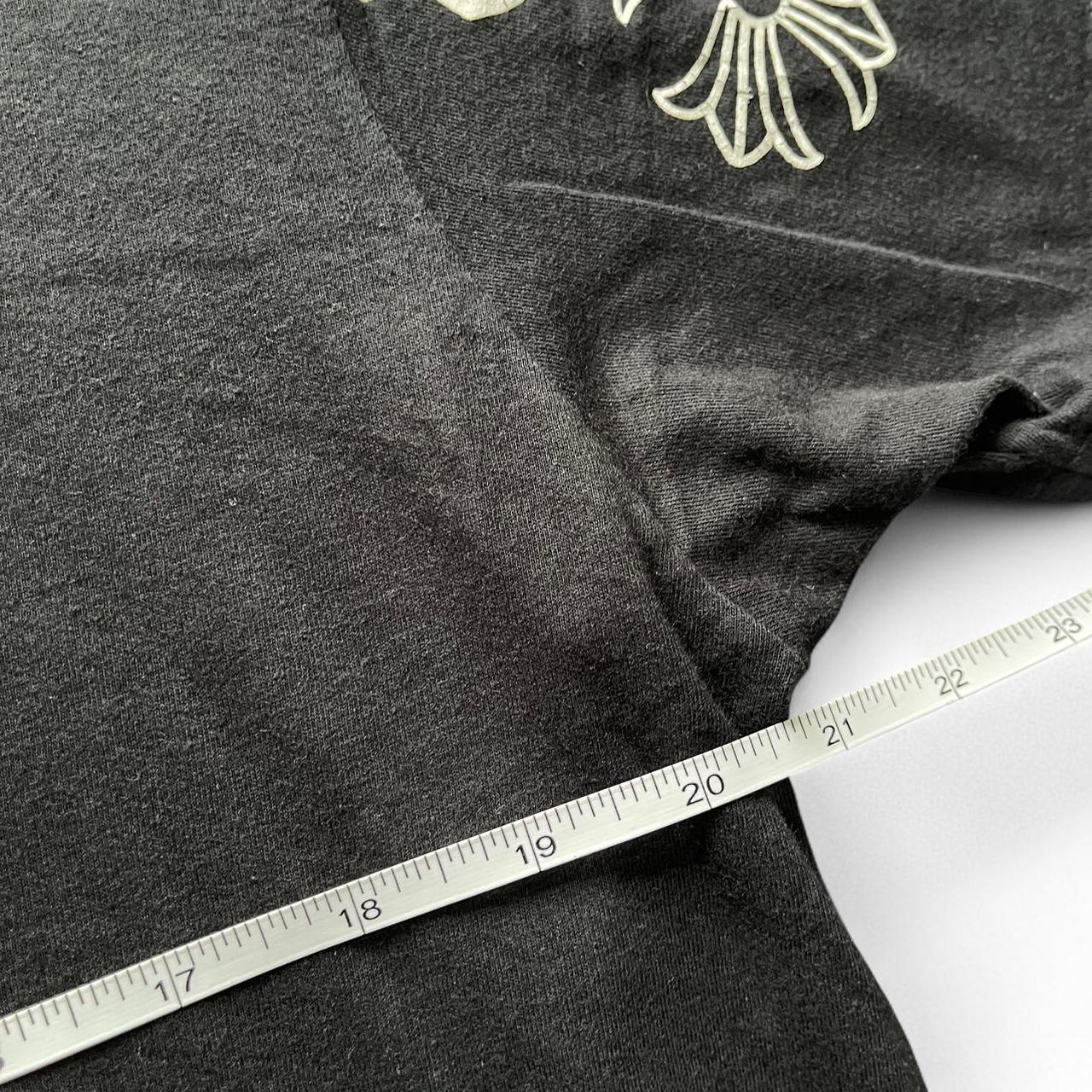 Chrome Hearts Shoulder Script Dagger Logo Tee | Large, Black