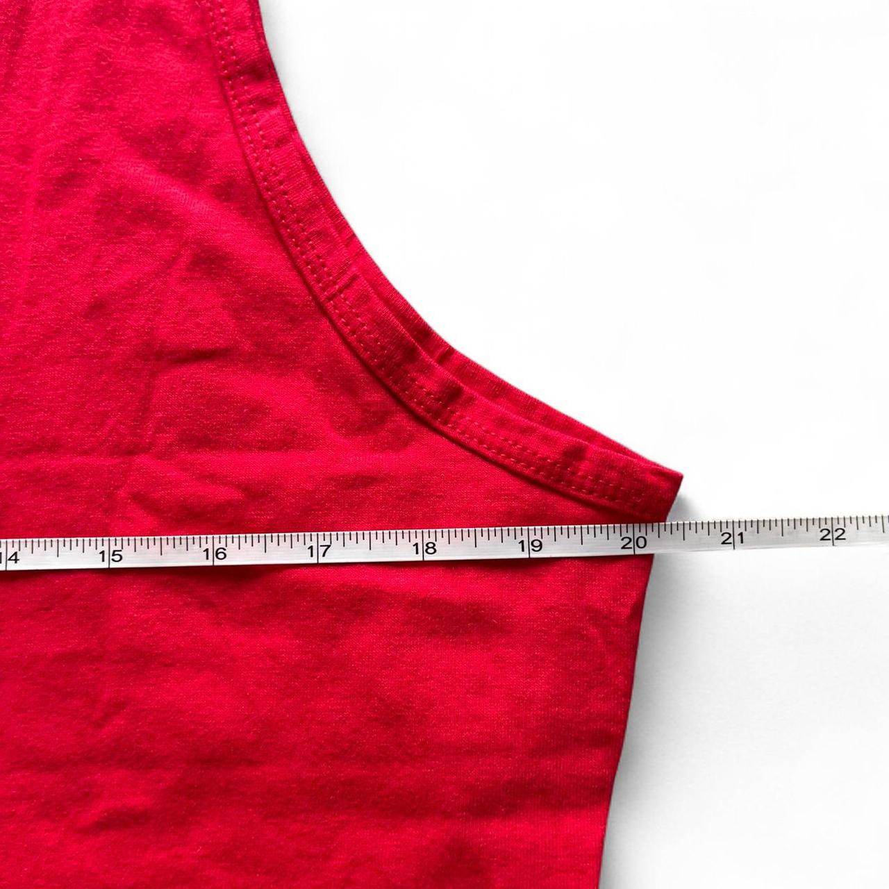 Chrome Hearts Vertical Script 90s Chrome Red Tank | Medium, Red