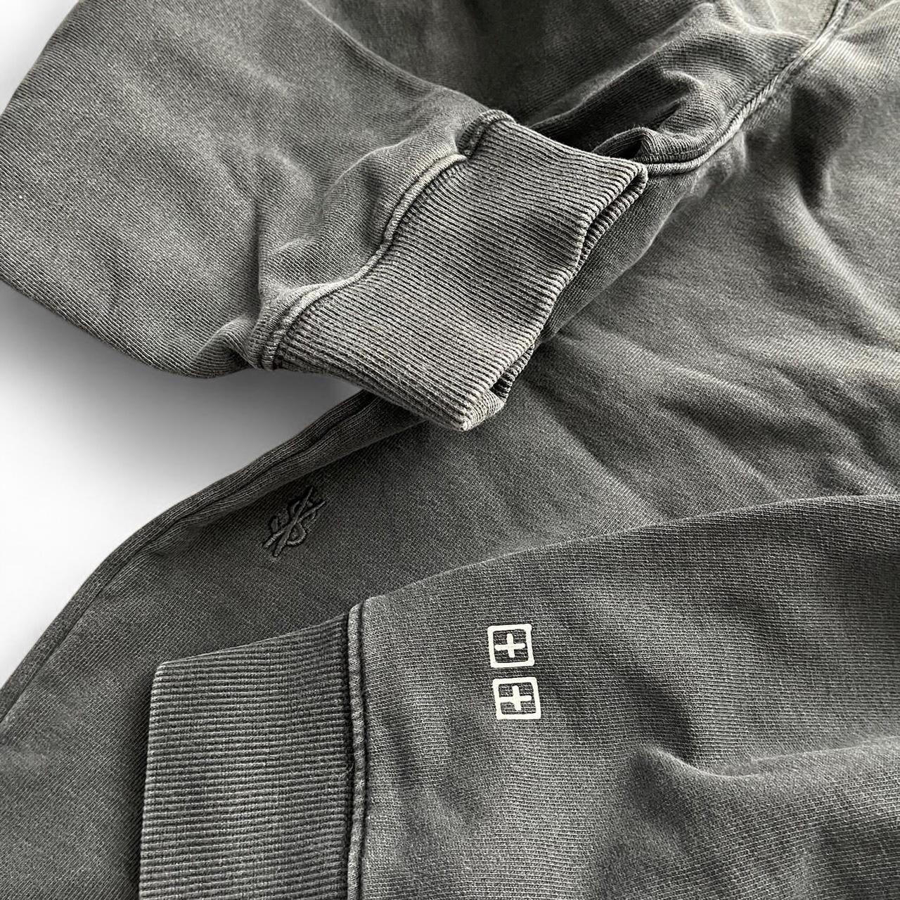 Ksubi “Excess All Areas” Charcoal washed hoodie | Large, Charcoal