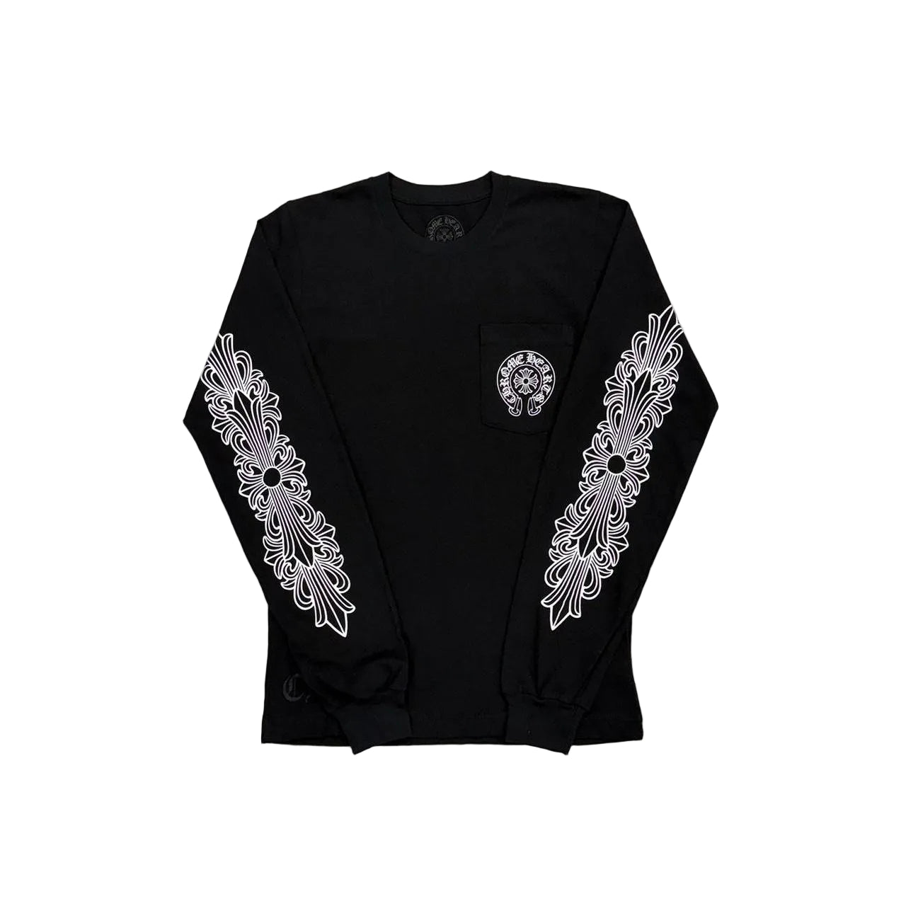 Chrome Hearts London Exclusive Horseshoe Logo LongSleeve Tee | Large, Black