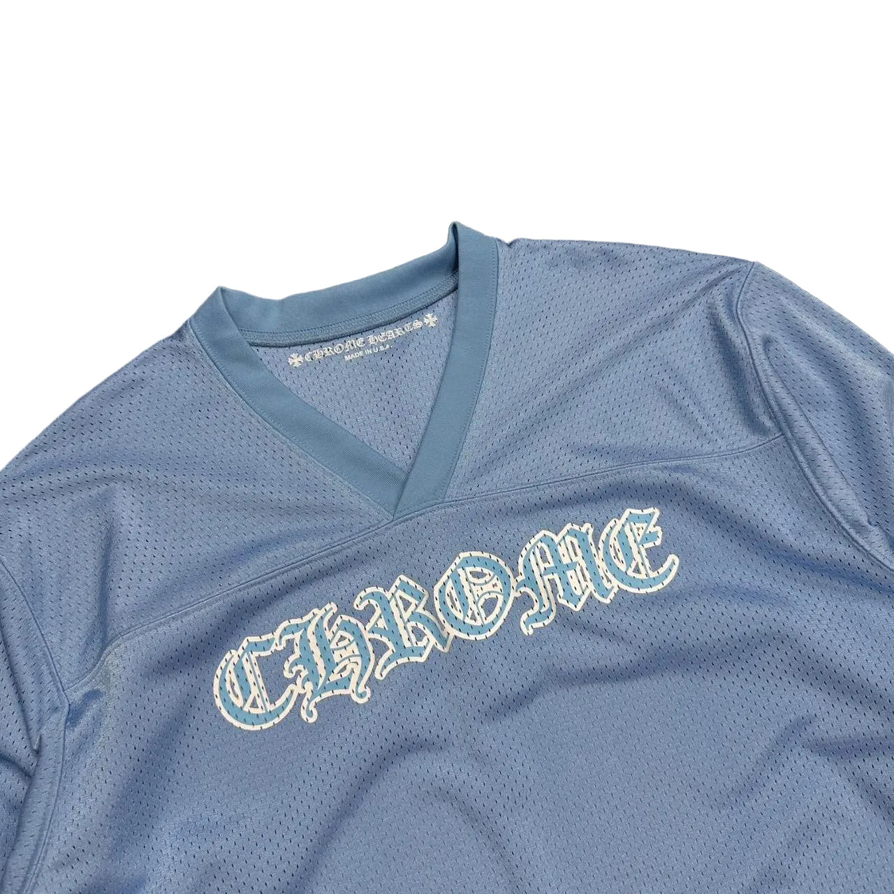 Chrome Hearts Mesh Warm Up Jersey Blue | Medium, Blue