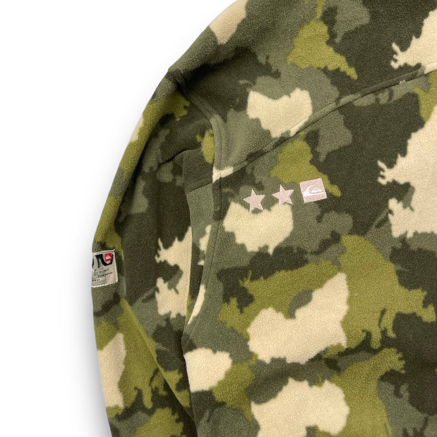 Quiksilver 'Rastafaride' Camo Fleece Jacket (L) | Default Title, Multicoloured