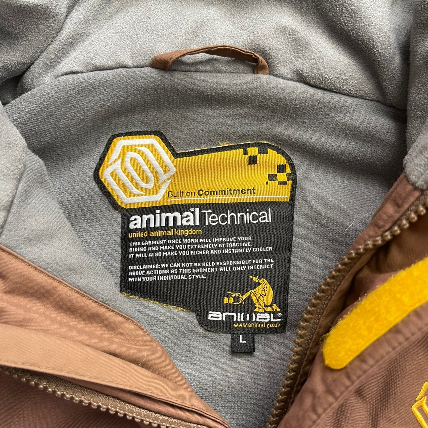 2007 Animal Technical Multipocket Jacket (L) | Default Title, Brown