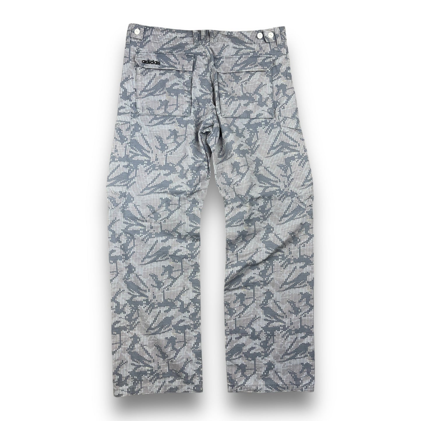 2005 Adidas Pixelated Cargo Trousers (32) | Default Title, Grey