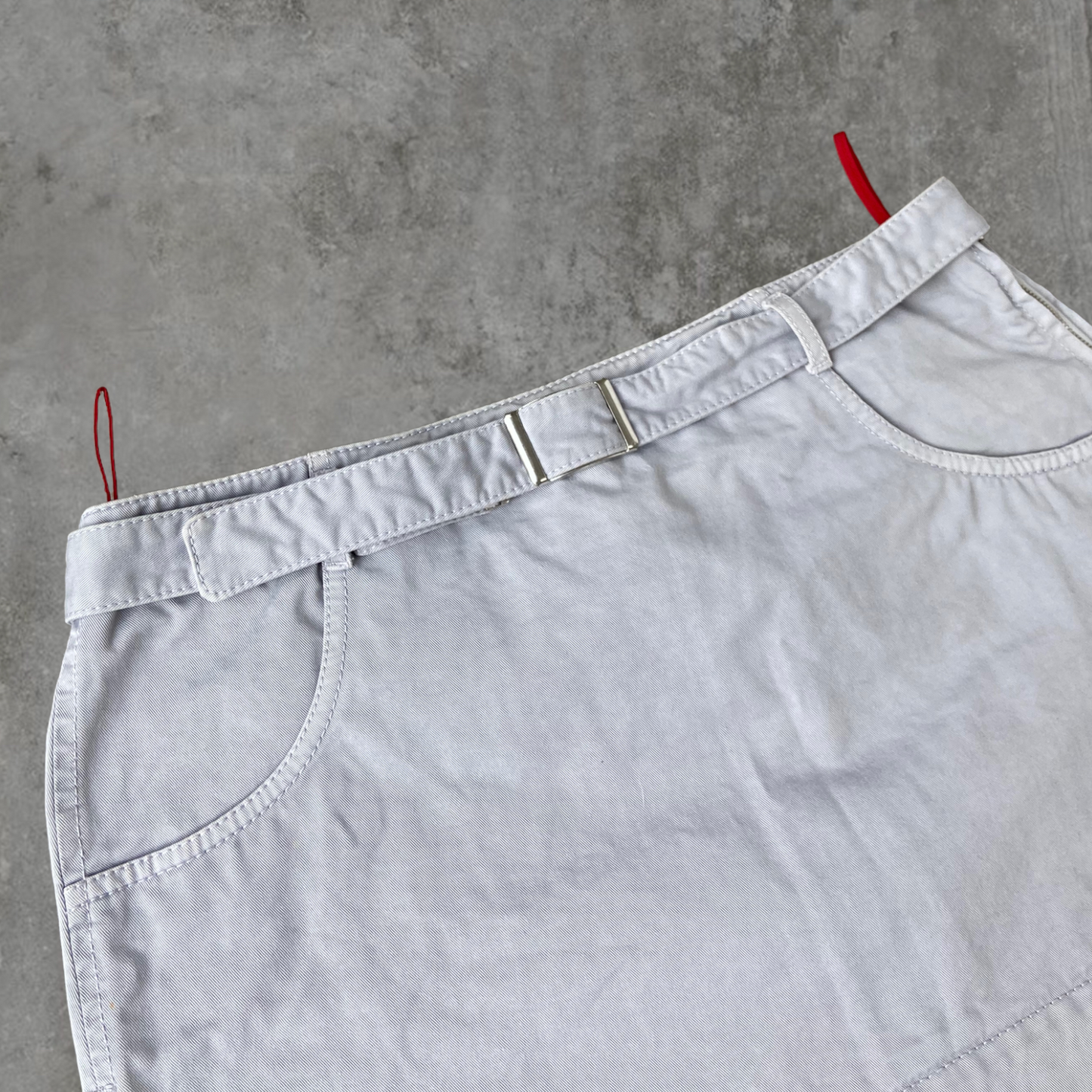 PRADA SPORT COTTON MINI SKIRT - M