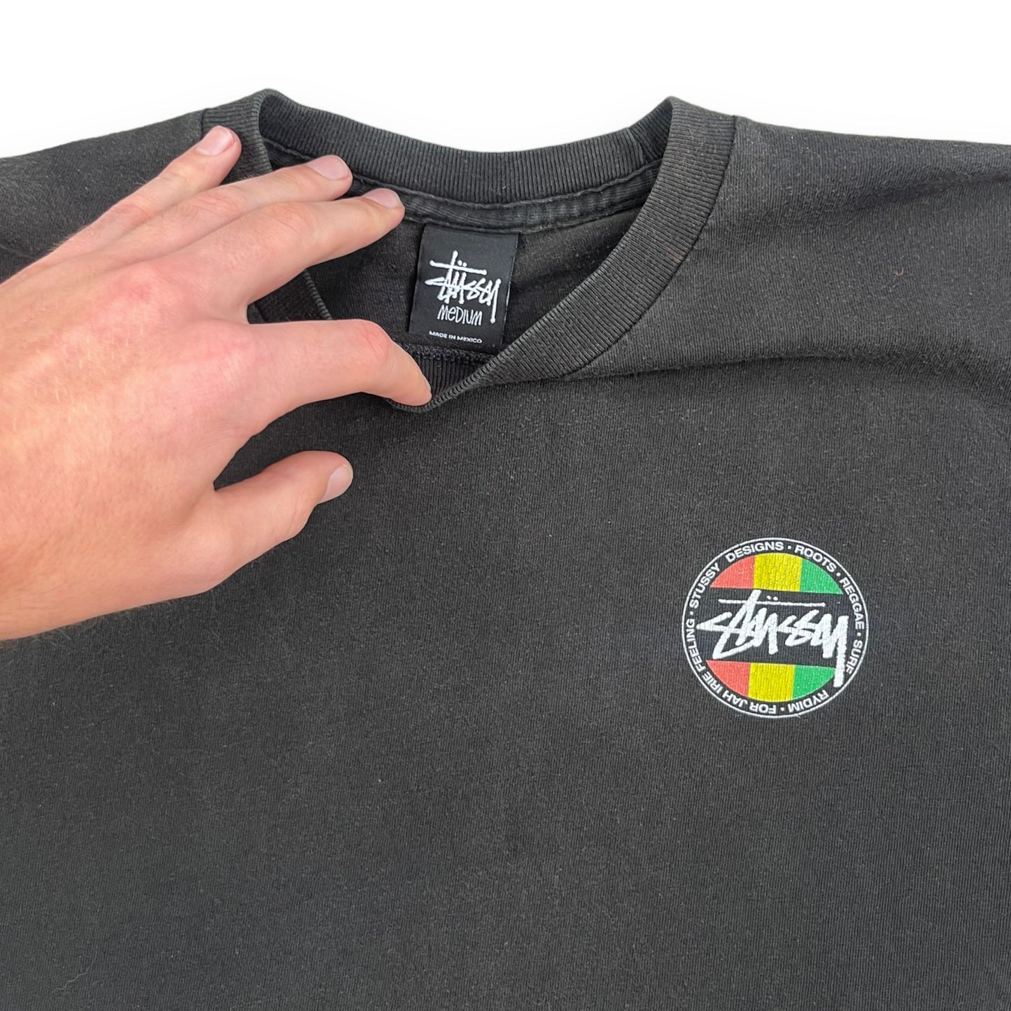 Stussy Reggae Roots Irie T-shirt (M) | Default Title, Black