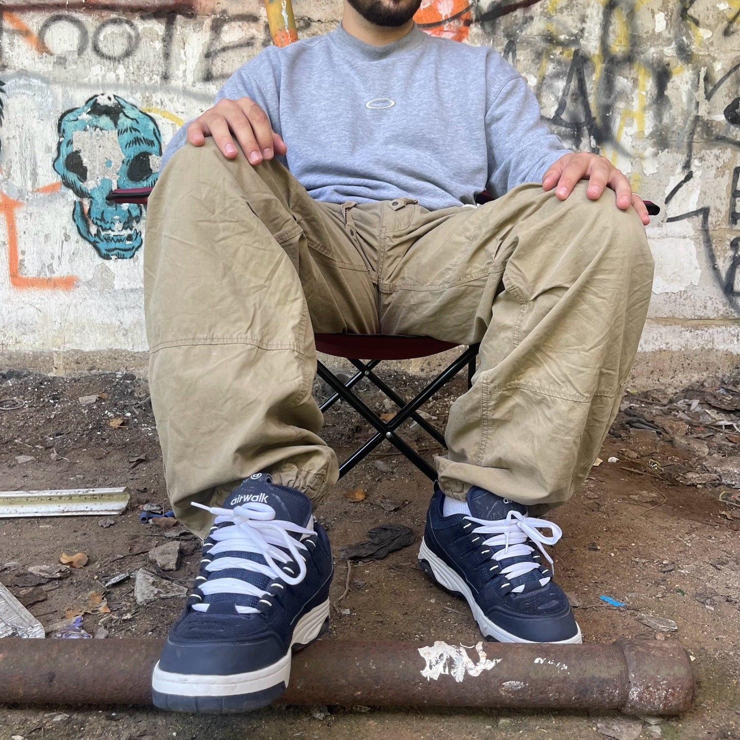 2003 Airwalk Skate Shoes (UK9.5) | DEFAULT TITLE, Navy