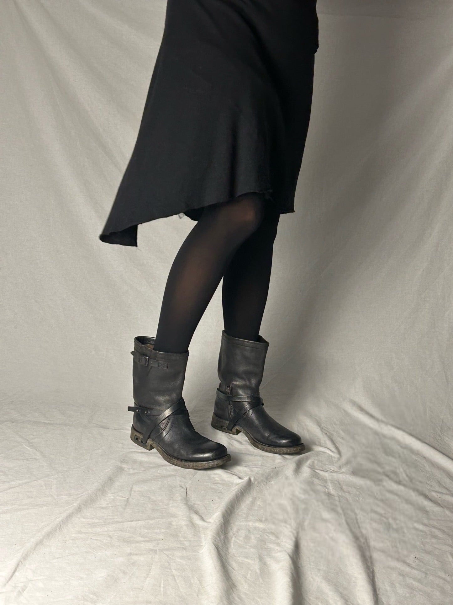 DIRK BIKKEMBERGS ANKLE BUCKLE BOOT | Default Title, Black