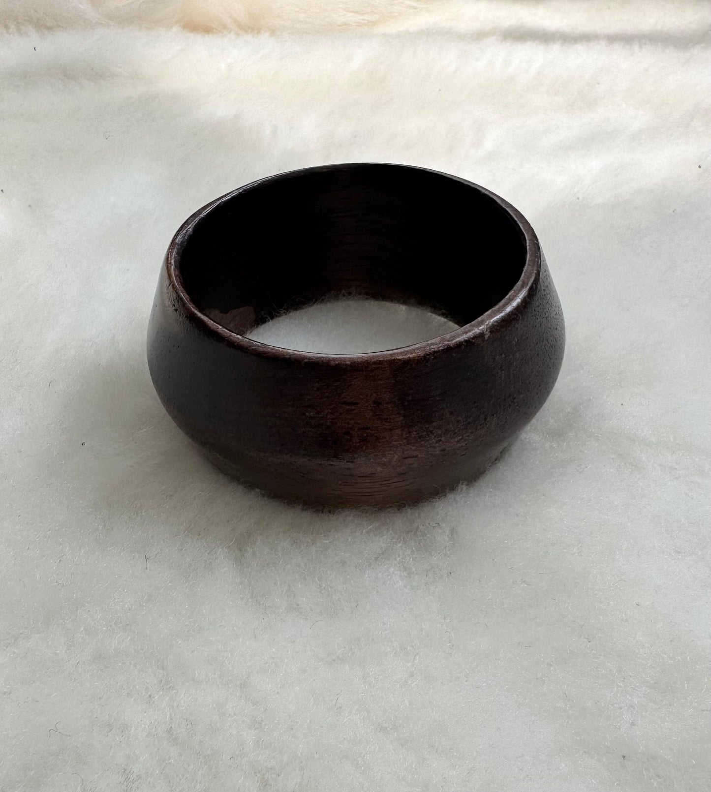 BROWN WOODEN BANGLE | Default Title, Brown