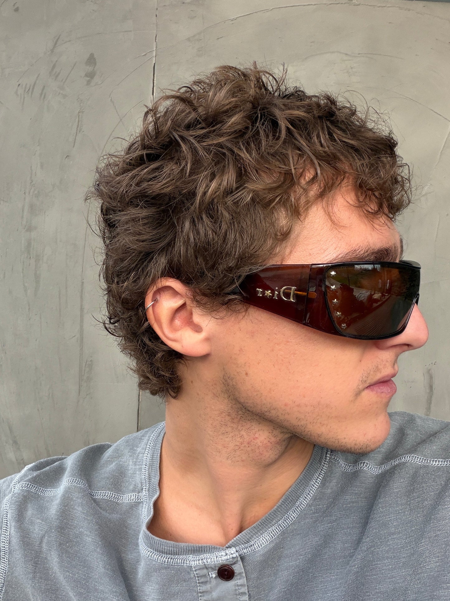 Dior 2000s Star Wrap Around Sunglasses