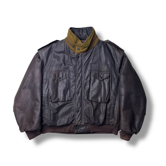 Vintage Boneville Navy Arctic Leather Jacket (L)