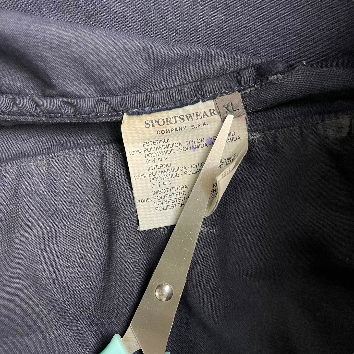 Vintage Stone Island Double Layer Raso Gommato (XL)