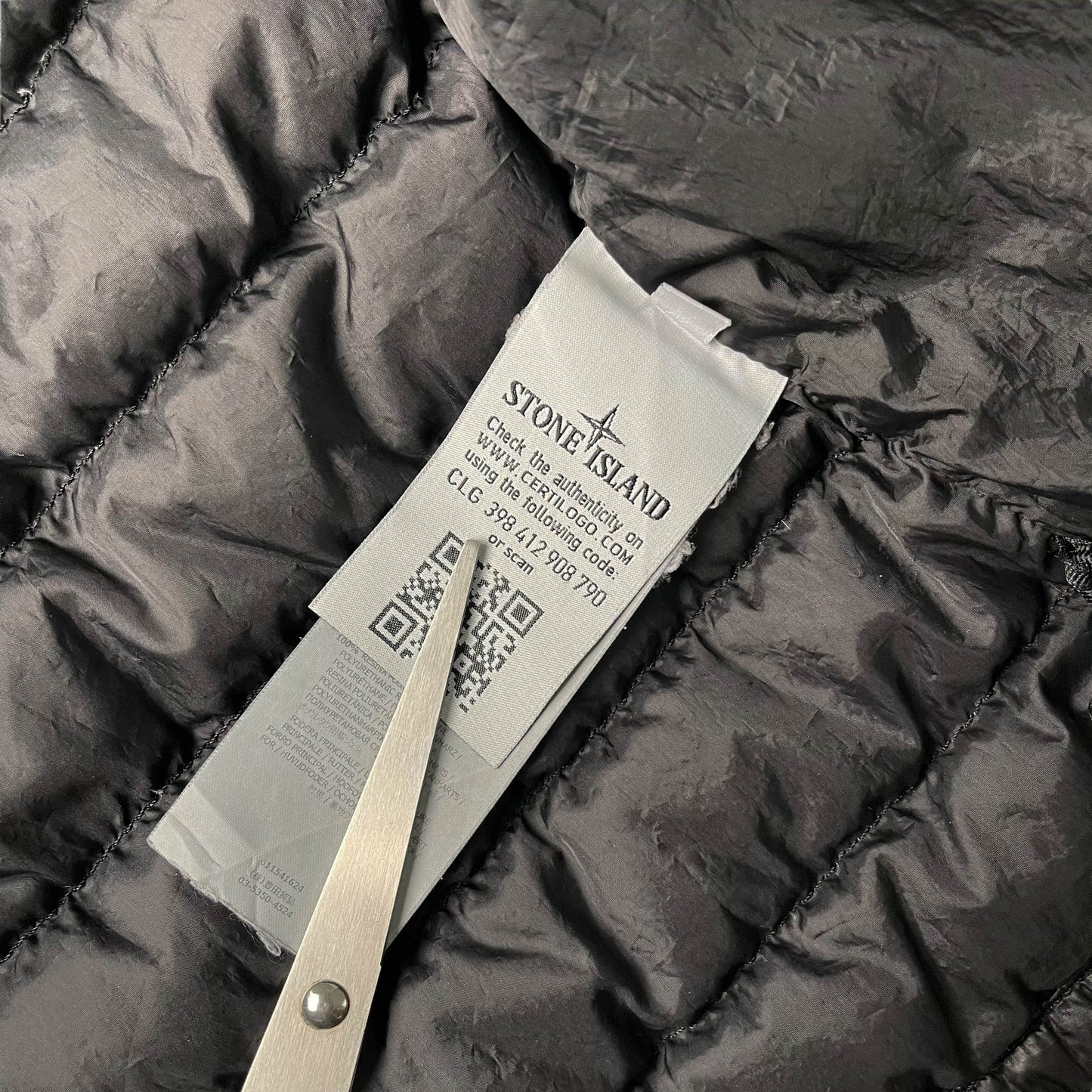 Stone Island Garment Dyed Down Puffer Jacket (L)
