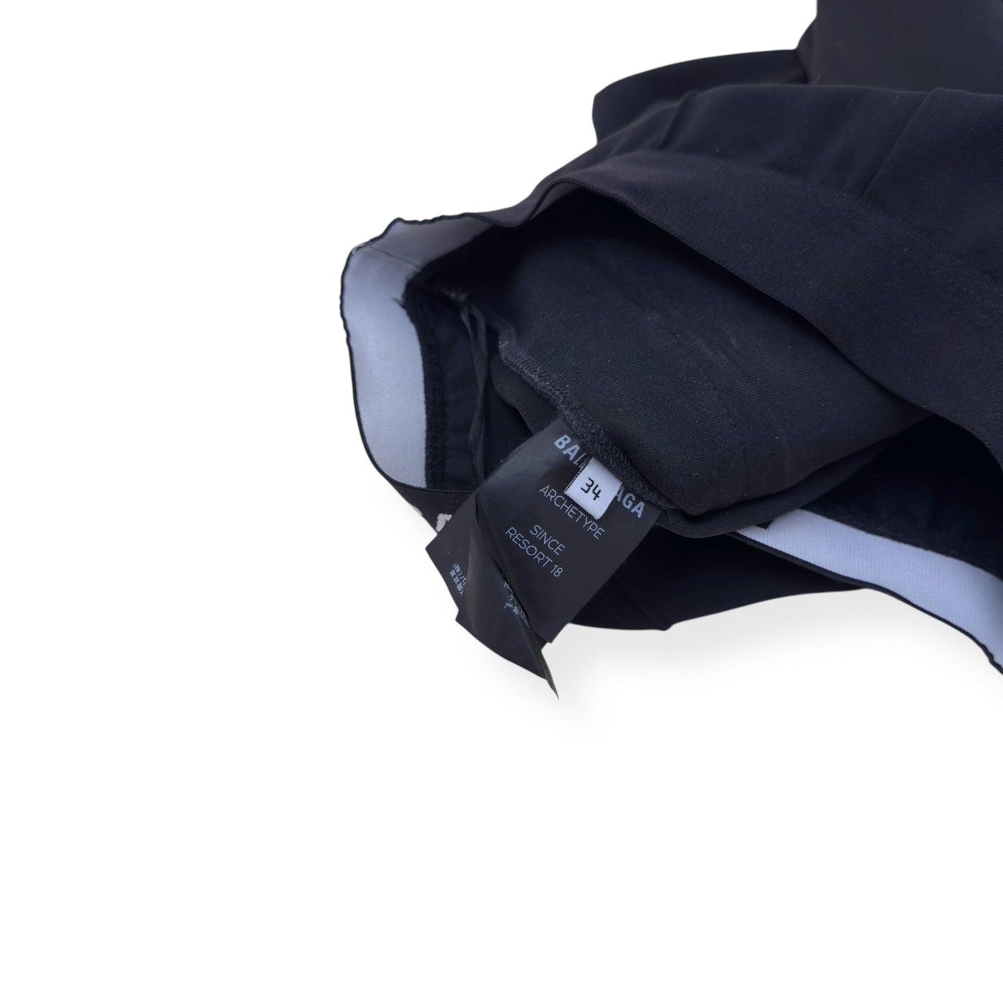 BALENCIAGA LOGO-PRINT STRETCH-JERSEY LEGGINGS BLACK 34 / XS | XS, Black