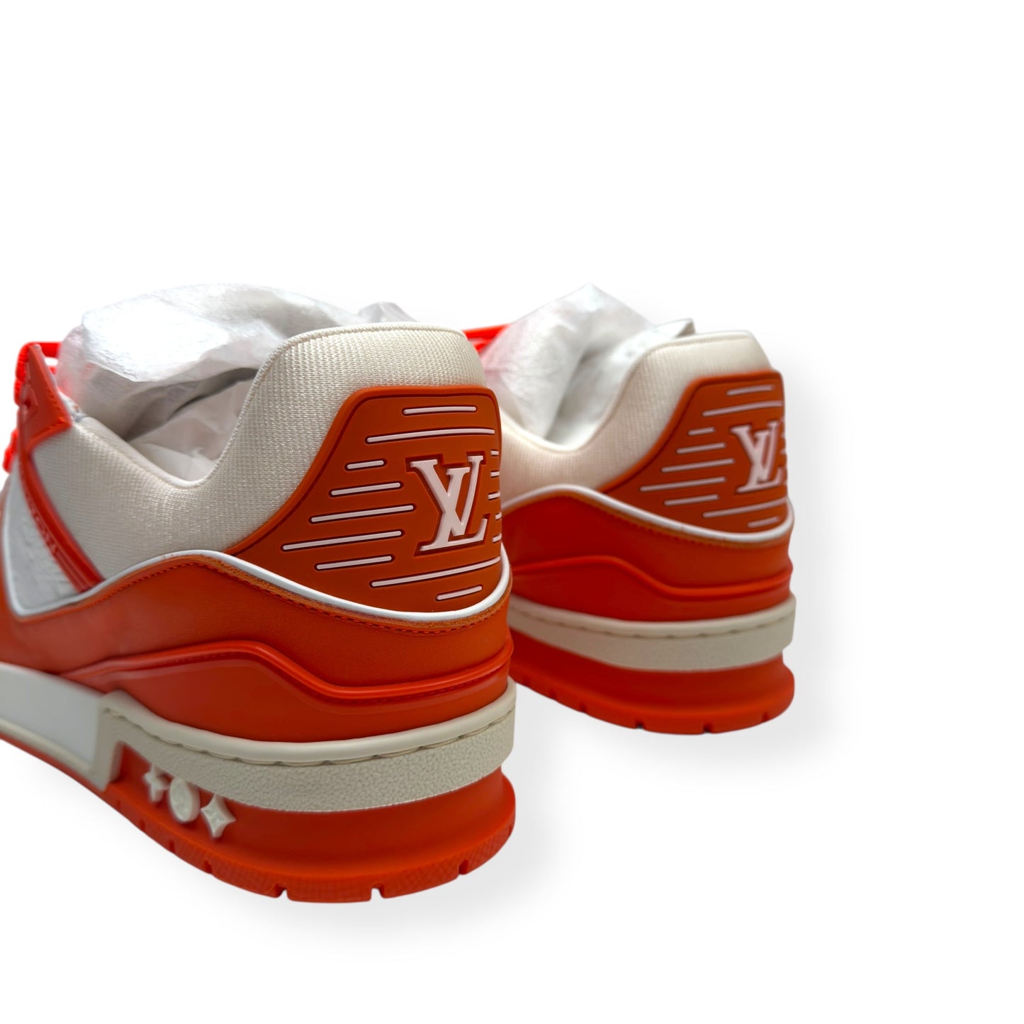 LOUIS VUITTON LV TRAINER LUXURY ORANGE UK8 | UK 8, Orange