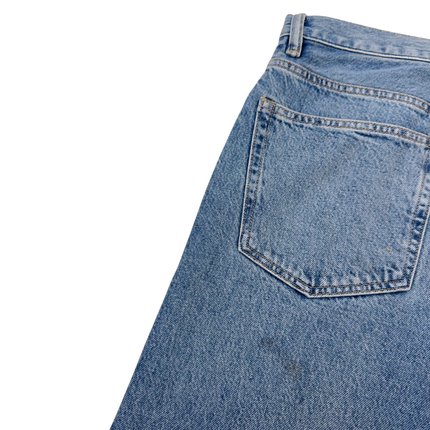 ARKET STRAIGHT LEG DENIM JEANS MID BLUE W32” | W32, Blue