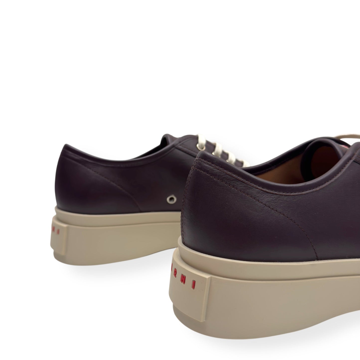 MARNI PABLO CALF LEATHER SNEAKER BROWN 45 / UK11 | UK 11, Brown