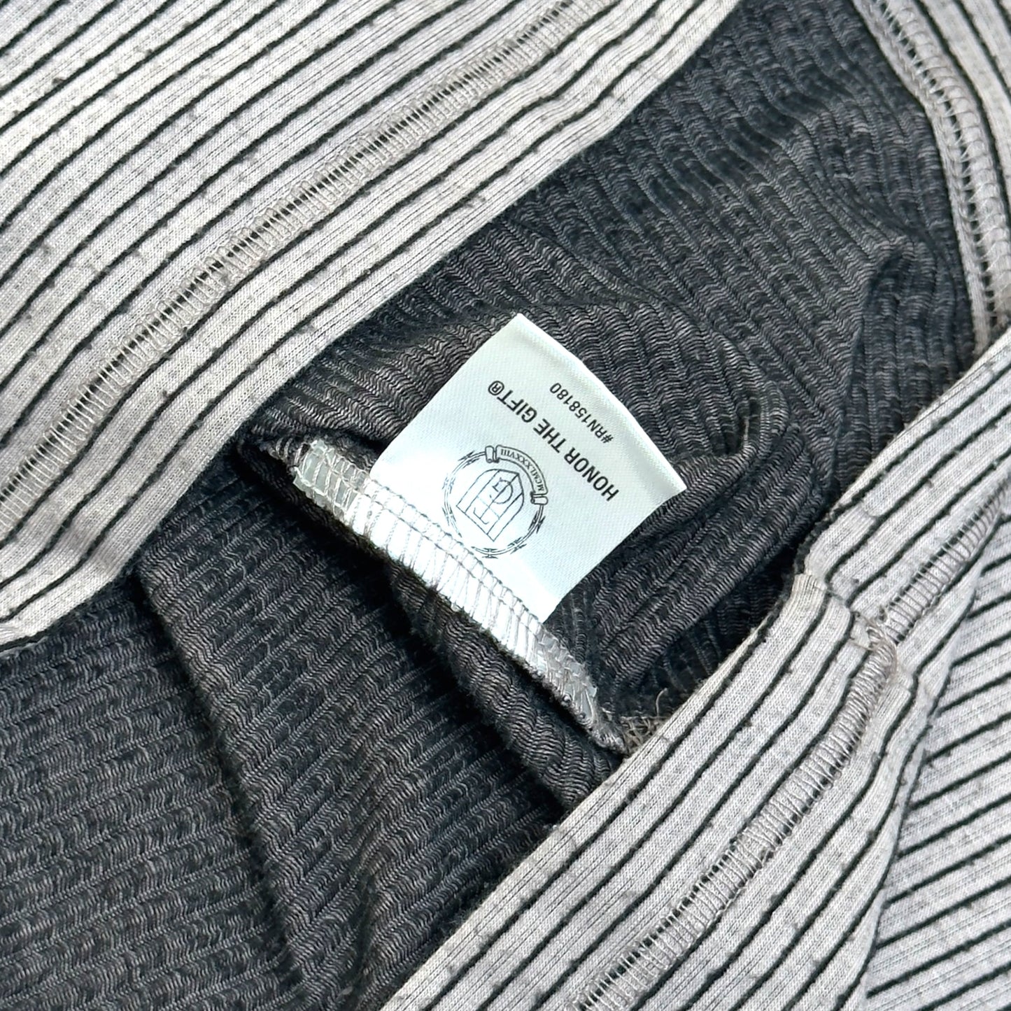 HONOR THE GIFT LO-FI LONG SLEEVE T-SHIRT GREY M | Medium, Grey