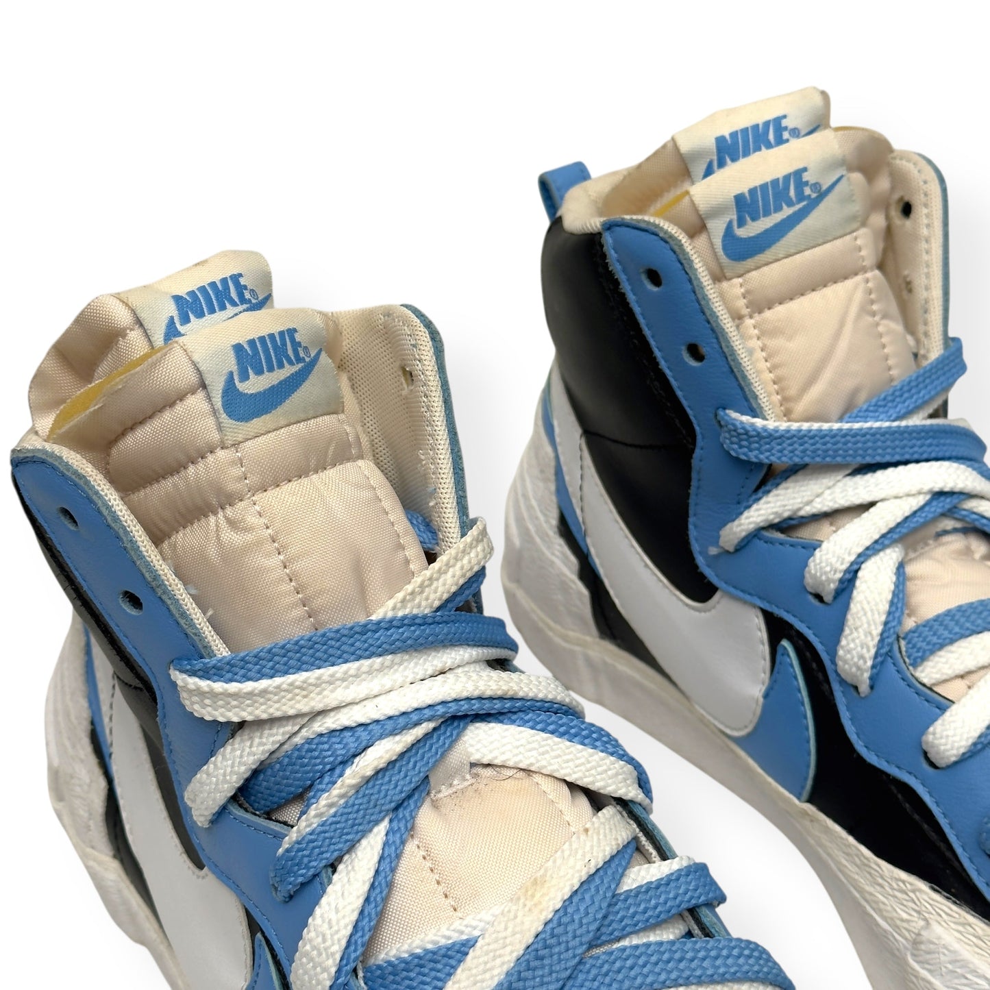 NIKE X SACAI BLAZER MID TOP SNEAKER UNIVERSITY BLUE UK8.5 | UK 8.5, Blue