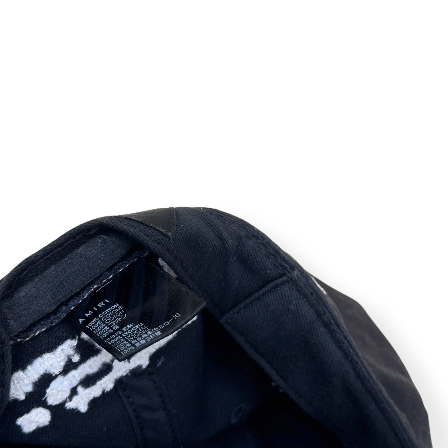 AMIRI LOGO 22 BASEBALL CAP BLACK / WHITE S | O/S, Black