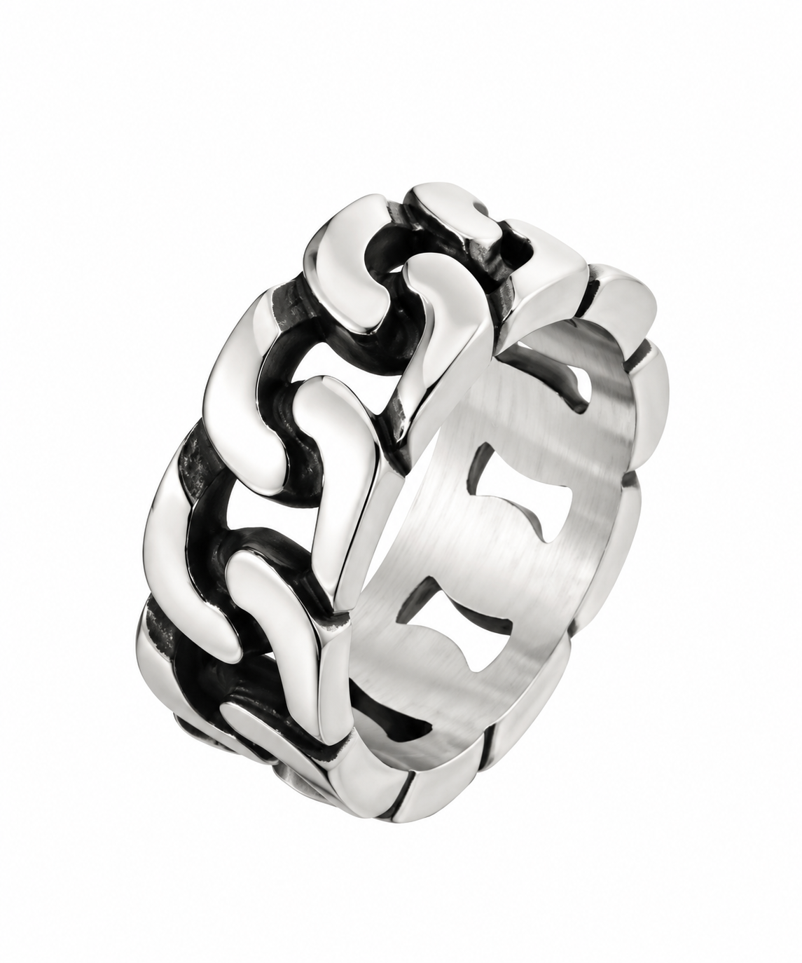 Silver Chain Ring | O/S, Silver