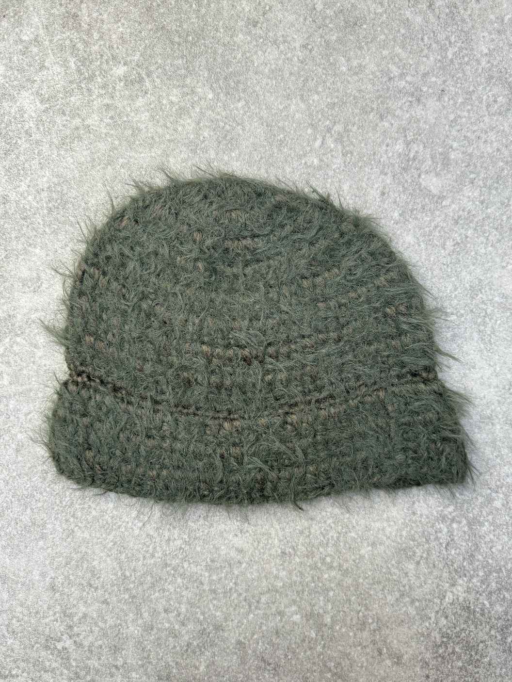 Mohair Forest Green Bucket Hat