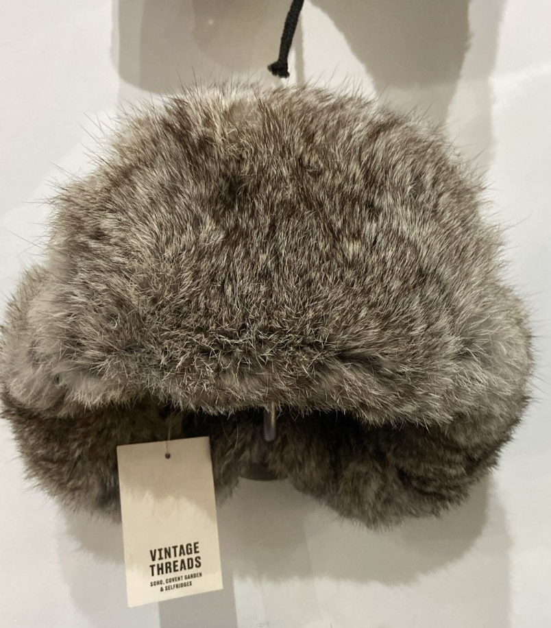 Rabbit Fur Trapper Hat