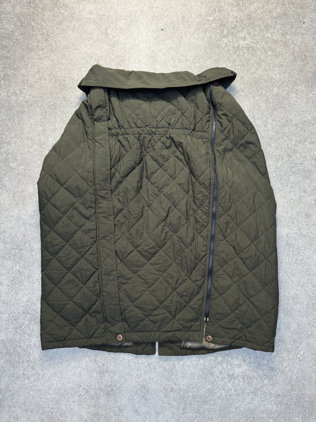 Issey Miyake Sports Zip Detail Quilted Jacket