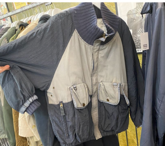 AW1985 CP Company Technical Hybrid Cargo Bomber Jacket