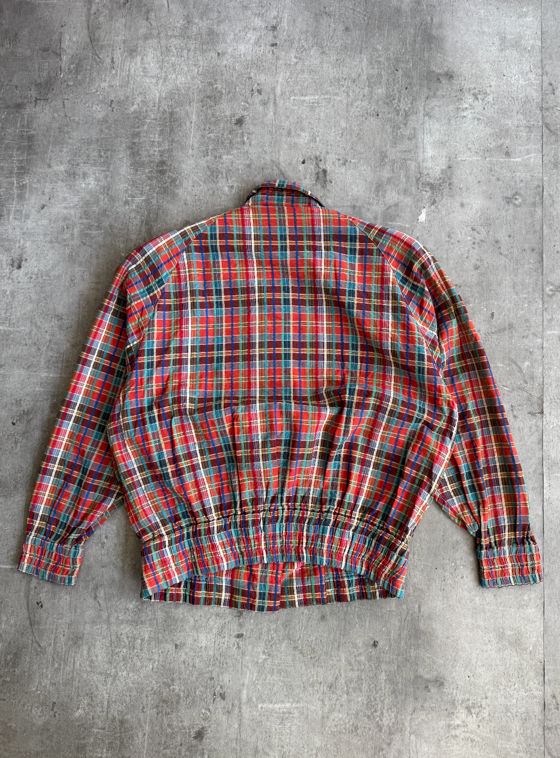 1980s Christian Dior Sports Red Check Blouson | Medium, Multicoloured