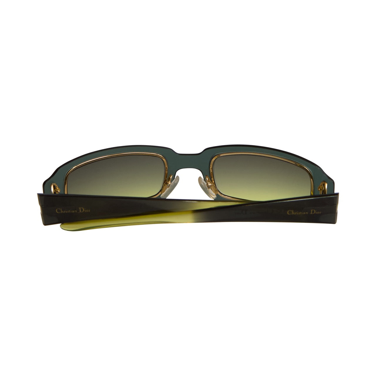 Christian Dior "Working Girl" Gold Trim Sunglasses