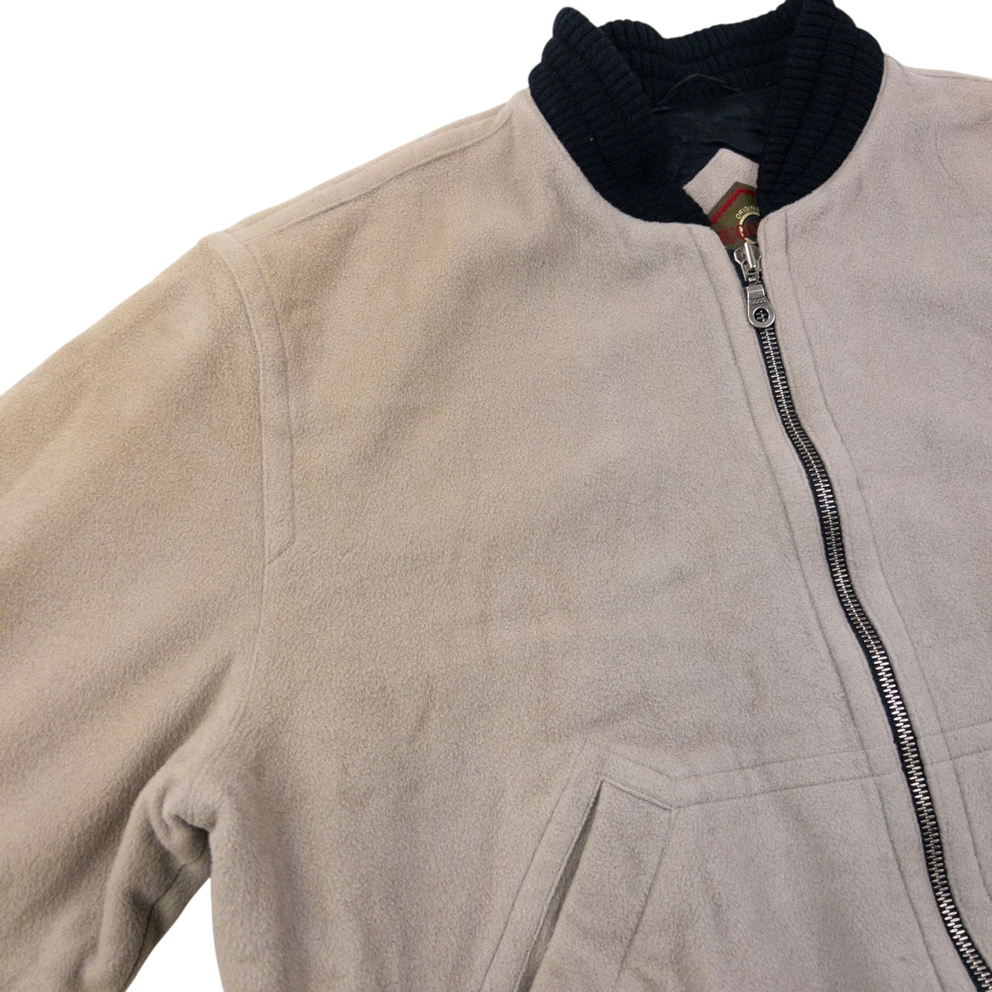 Vintage 90s Hugo Boss Cashmere Bomber Jacket Size XL | XL, Grey