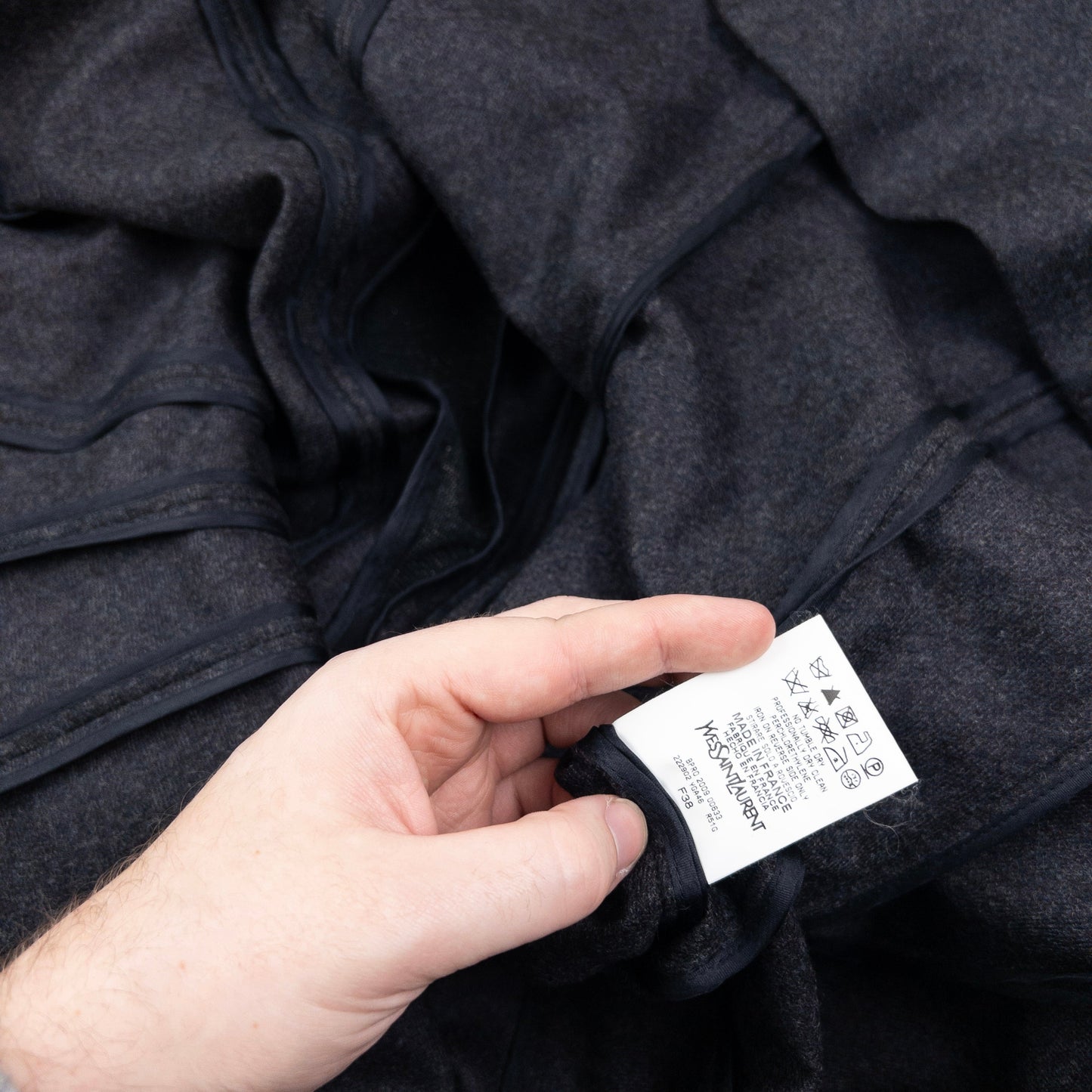 Vintage 2000s YSL Yves Saint Laurent Wool Dress Womens Size M