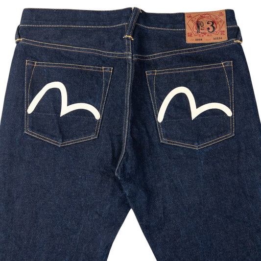 Vintage Evisu Double Gull Japanese Denim Jeans Size W34